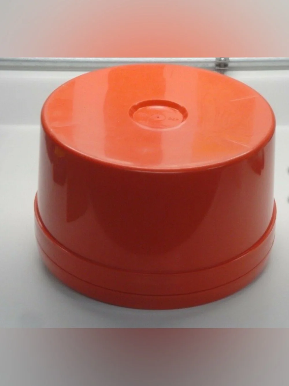 Retro Vintage Per Alimenti Italian Salad Spinner Red and White WORKS